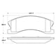 thumbnail image 1 of Pastillas Freno PQPRO 500.09450, 1 of 3