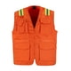 thumbnail image 1 of Chaleco Geólogo Gabardina Dual Hi-Vis Con Cinta Día y Noche Hombre Naranjo, 1 of 2
