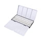 thumbnail image 1 of Estuche de metal para paletas de acuarela, latas de pintura vacías, cajas de paletas, latas de acuarela para bricolaje, acuarelas, óleos, pinturas y 52 medias sartenes, 1 of 5