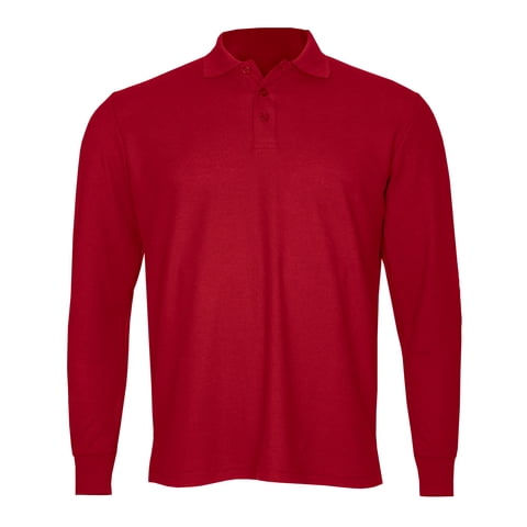 Andesland - Polera Algodón Pique Manga Larga Hombre