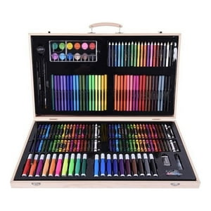Genérico - Kit Dibujo Lápices Crayones Pintura Accesorio 180 Piezas Jhn