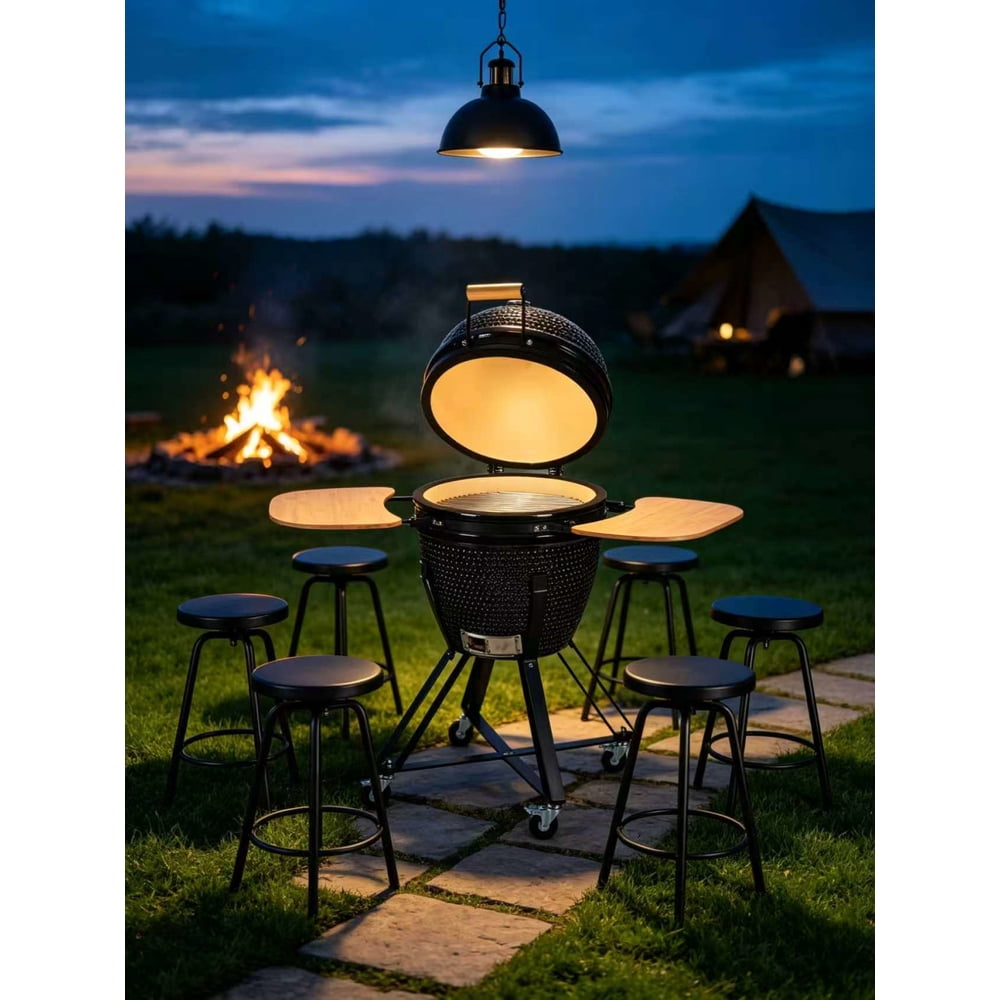 Expert Grill FT21 Kamado 3 en 1 Negro, foto 5
