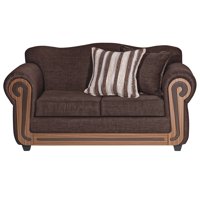 Colbox - Sofá Silverado 2 Cuerpos Tela Chocolate