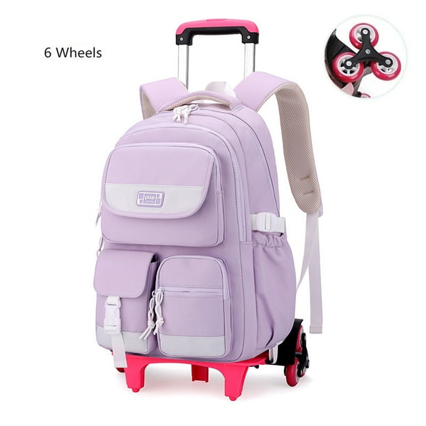 with Wheels Trolley School Bags for Teenagers Girls Rolling Backpack Students Children Schoolbag School Backpack Travel Bags sac