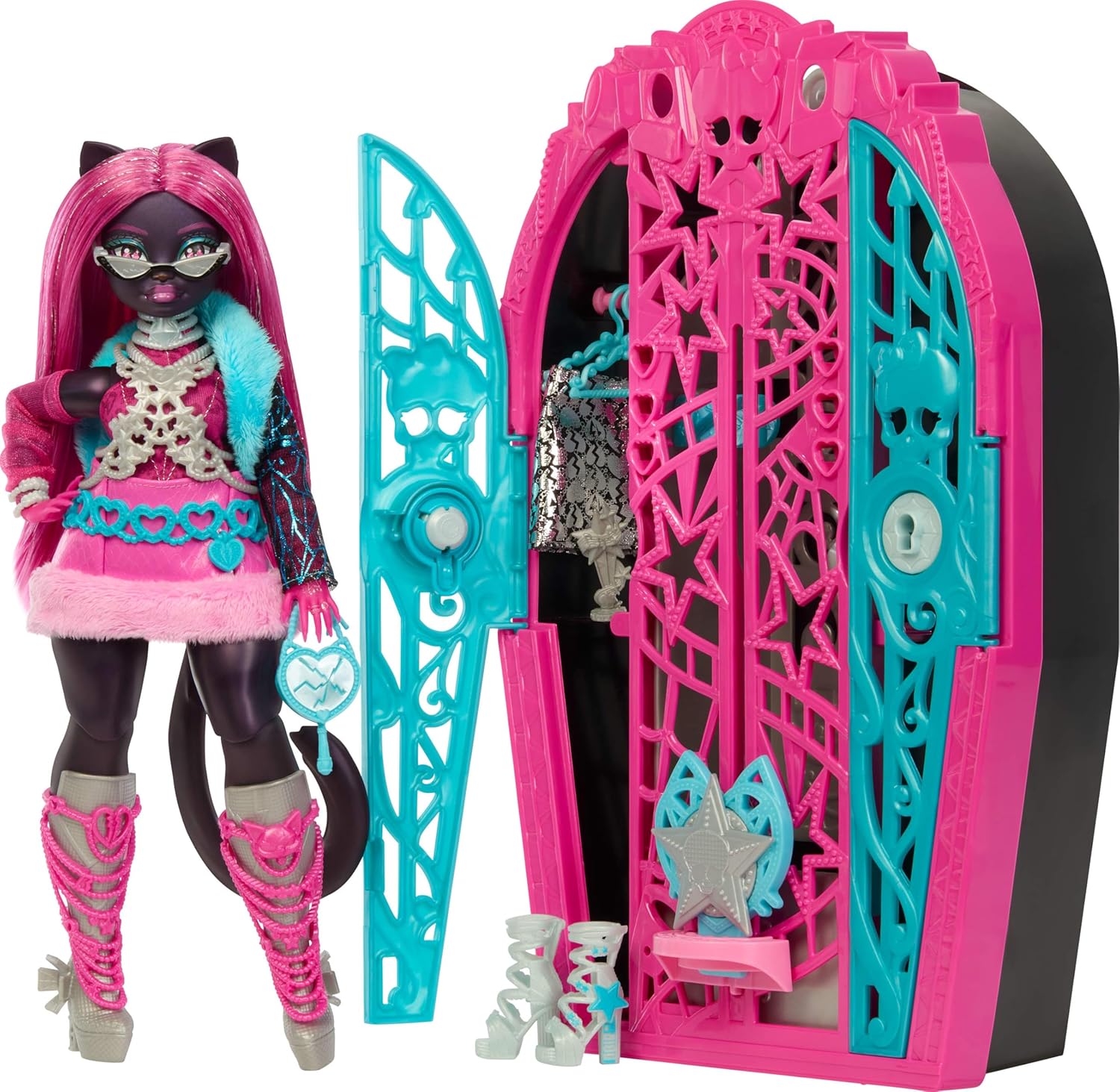 Mattel - Muñeca Monster High Catty Noir De Skulltimate Secrets