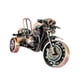 thumbnail image 1 of Figura Decorativa De Motocicleta De Tres Ruedas De Metal, Estatua Decorativa Para Amantes De Las Motocicletas, Color Rojo, 1 of 5