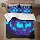 thumbnail image 1 of Blox Fruit Face on print Soft Bed Set Lightweight 3 Pieces Bedding Sets for All Season Comforter Set Easy Care, 1 of 5