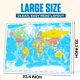thumbnail image 5 of Póster de mapa del mundo Hambli 61 cm x 84 cm Escribe y borra, 5 of 8