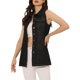 thumbnail image 4 of INSPIRE CHIC Chaleco de Mezclilla para Mujer sin Mangas con Botones de Largo Medio Casual Chaleco de Jean Negro XS, 4 of 6