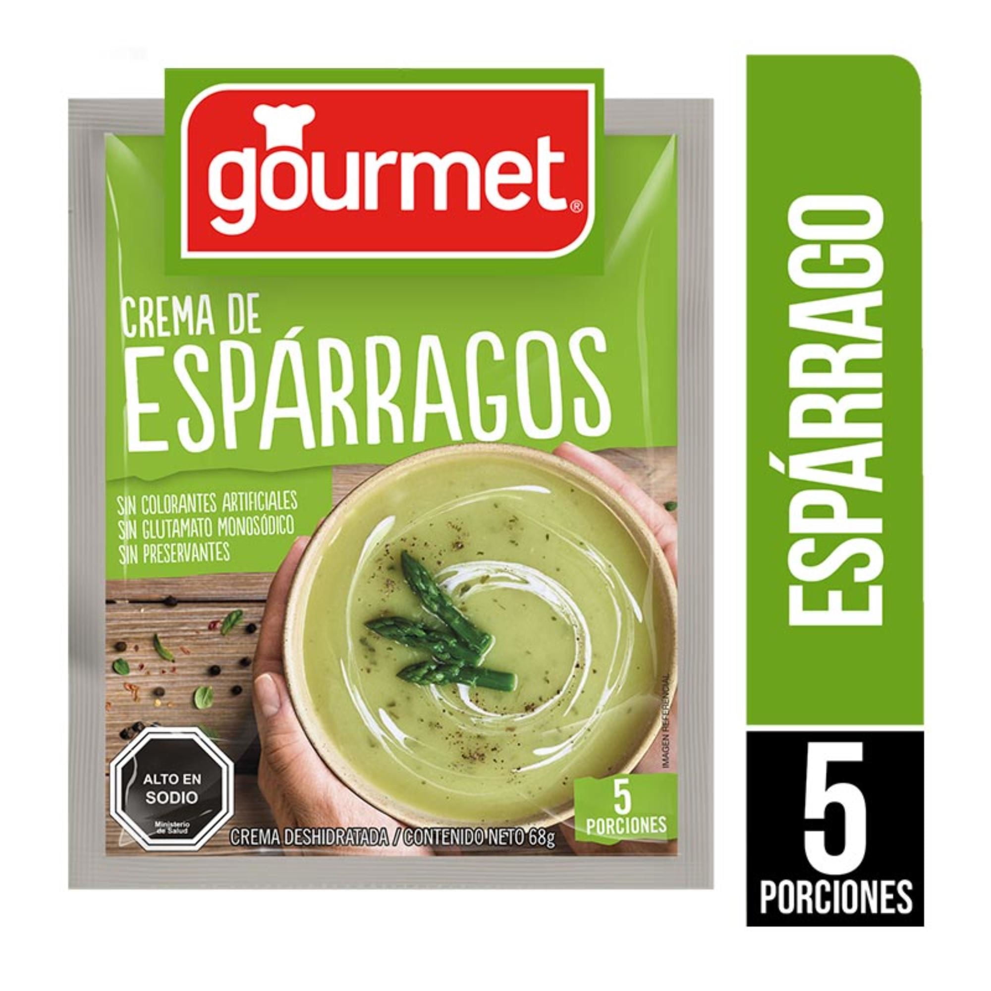 Crema De Espárragos (5 Porciones) Sobre 68 g Gourmet