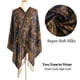 thumbnail image 2 of Bufanda pashmina Nonakgado azul marino con motivo paisley reversible, 2 of 6
