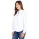 thumbnail image 2 of Camisa Tommy Hilfiger Solid Roll Tab Bright White para mujer, 2 of 2