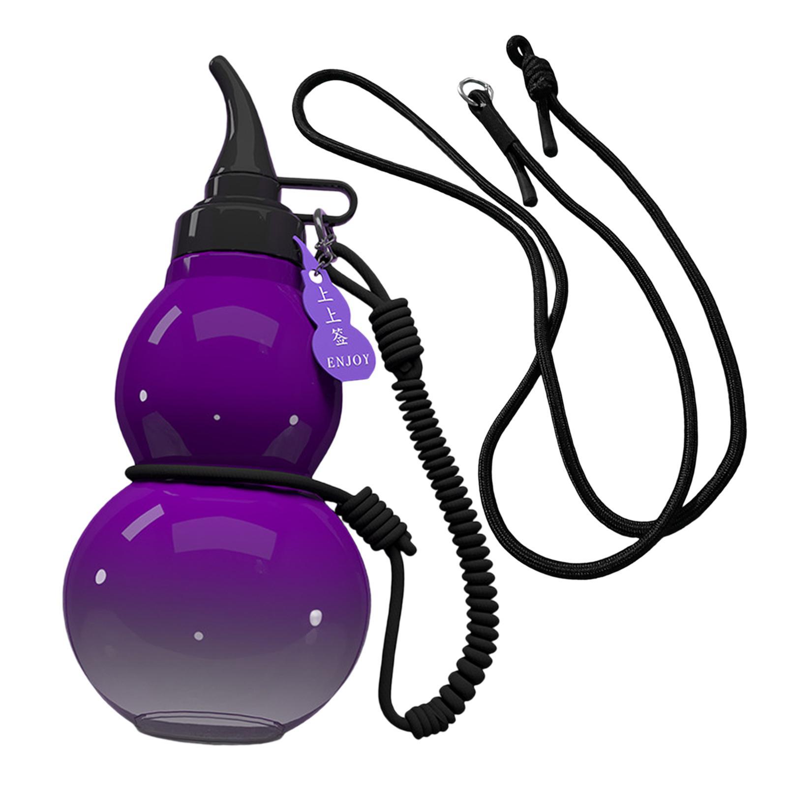 Ioensy - 800 Ml De Frasco Deportivo De Botella De Agua China Para Versátil Al Aire Libre 4X8.8 Pulgadas Púrpura