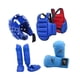 thumbnail image 1 of 4 Piezas Equipo De Karate Sparring Con Guantes De Boxeo Acolchados Protector De Cuerpo Engrosado S Azul, 1 of 5