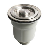 Bothyi - Tapón De Fregadero De Cocina, Colador, Tapa De Drenaje, Tapón De Fregadero De Acero Inoxidable, Colador De 11 Cm