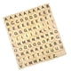 thumbnail image 2 of 100pcs A A Z Azulejo De Madera Letras Negras Rompecabezas Alfabetos Tablero Artes, 2 of 3