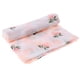 thumbnail image 1 of Suave manta envoltura de bebé de muselina recién nacido toalla de algodón swaddle rosa, 1 of 5