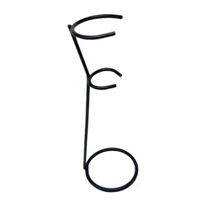 Magideal - Soporte Para Espumador De Cocina, Soporte De Metal, Resistente A La Corrosión, Soporte Para Espumador Fácil De Limpiar, Soporte Para Batidor De Huevos Negro