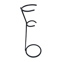 Magideal - Soporte Para Espumador De Cocina, Soporte De Metal, Resistente A La Corrosión, Soporte Para Espumador Fácil De Limpiar, Soporte Para Batidor De Huevos Negro