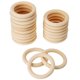thumbnail image 2 of 40pcs Anillos De Dentición De Madera De Arce Hechos A Mano Anillos De Madera Para Mordedores De Bebé 65 Mm 70 Mm, 2 of 3