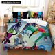 thumbnail image 1 of Teen Titans Go Bedding Sets Cartoon Quilt Bed Cover Duvet Cover Pillow Case Sets Us_Europe_UK Size Adult Children Bed Sheets, 1 of 5