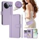 thumbnail image 2 of Funda Tipo Libro para Xiaomi POCO F7 Pro, Tapa con Imán, Morado Claro, 2 of 6