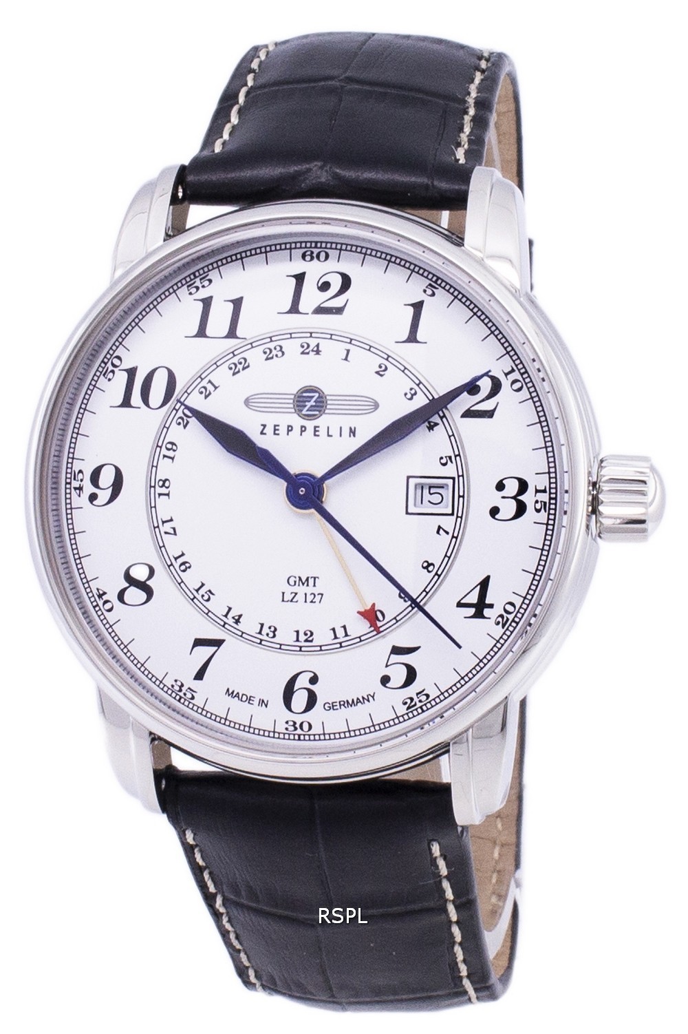 Reloj Zeppelin Series Lz127 Graf Germany Made 7642-1 76421 Men'S Watch