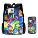 thumbnail image 1 of 2Pcs Set Inside Mochila Out School Backpack with Pencil Case ,Cartoon School Bags for Boys Girls ,Children Backpack for Pupil, 1 of 3
