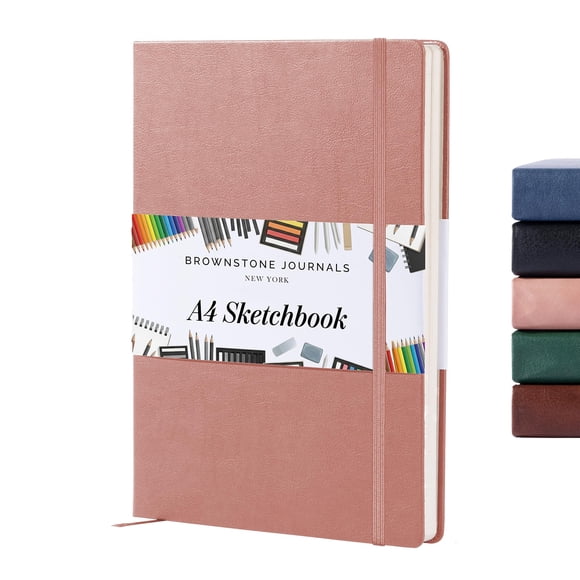 Cuaderno de bocetos BROWNSTONE JOURNALS A4 – 80 hojas – 100 gsm