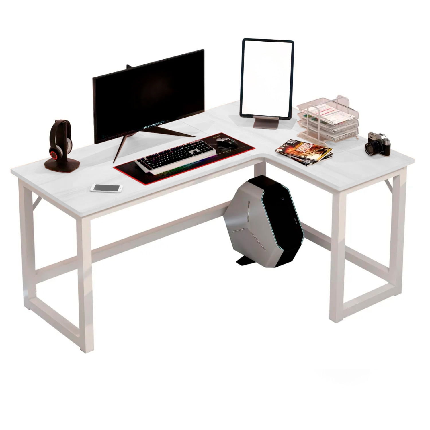 De Todo Y Mas - Escritorio Esquinero Forma L Oficina 140x60x75cm Chic Home