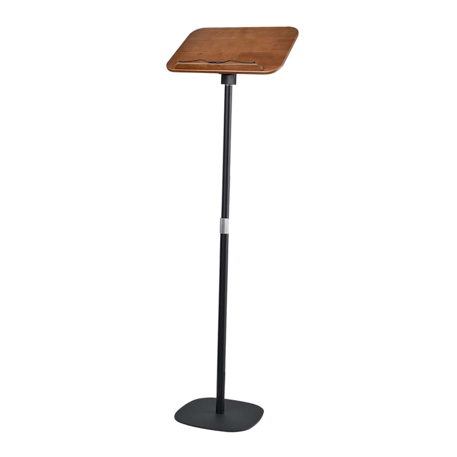 Magideal - Soporte De Madera Para Libros, Soporte Para Libros, Bandeja Con Clips De Papel De Página, Altura Ajustable, Escritorio Para Ordenador Portátil, Soport Aumento