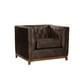thumbnail image 2 of Sofa Roma 1C Cuero Colorado Marron, 2 of 4