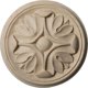 thumbnail image 1 of Roseta decorativa Ekena Millwork Raymond de madera de arce 9 x 9 cm, 1 of 1