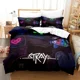 thumbnail image 1 of v2368 Bed Sheets Stray Game Cat and Momo Bedding Set Single Twin Full Queen King Size Aldult Boys Bedroom Duvetcover Sets Kawaii Anime Bed 3-Piece Bedding Set (1 Duvet Cover + 2 Pillow Shams) Bed Shee, 1 of 5