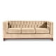 thumbnail image 3 of Sofa Roma 3c Tela Velvet Beige, 3 of 6