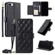 thumbnail image 1 of Funda tipo billetera FOXDOCK para iPhone 7 Plus – Tapa abatible con correa para mujer, 1 of 5