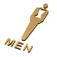 thumbnail image 3 of Letrero De Inodoro, Tablero Autoadhesivo, Decoración De Ba?o Masculina Y Femenina, Fácil De Instalar, Letrero De WC Macho L, 3 of 5