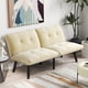 thumbnail image 1 of Cream Convertible Folding Modern sofa Bed, 1 of 3