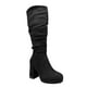 thumbnail image 1 of Bota para mujer color negro estilo corrugado., 1 of 5
