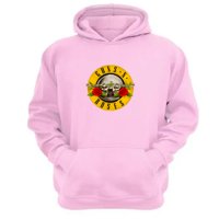 Genérico - Polerón Canguro Guns N´ Roses Rosa Talla S Unisex