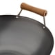 thumbnail image 3 of Wok JOYCE CHEN Classic Series de acero al carbono de 35 cm con asas de abedul, 3 of 7