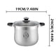 thumbnail image 2 of Olla de 8.5 L de acero inoxidable Vivicreate con tapa, compatible con inducción, 2 of 6