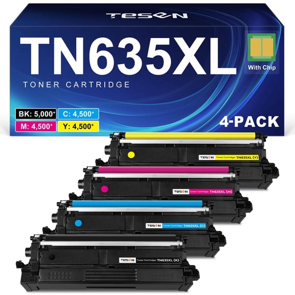 Cartucho de tóner TESEN TN635XL (paquete de 4)