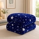 thumbnail image 3 of Cubrecama de Invierno Plush con Chiporro King Color Azul  con Estrellas RS1007, 3 of 3