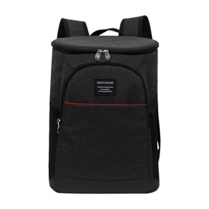 Magideal - Refrigerador De Mochila Bolsa Térmica Aislada Gran Capacidad Para Bebidas Bolsa Térmica Impermeable Bolsa De Picnic Refrigerador Para Viajes Al Parque Negro