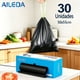 thumbnail image 1 of Bolsa de basura mediana con cordón Aileda 55 x 50 cm, 30 unidades en caja para cocina, baño, oficina y dormitorio, 1 of 9