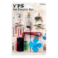 Gen - Kit Circuito Electrico Ampolleta Motor Interruptor Escolar Multicolor