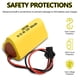 thumbnail image 4 of Batería recargable AA Ni-Cd 3.6 V 900 mAh JINTION, 4 of 6
