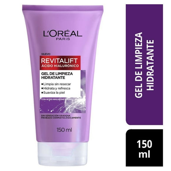 Gel De Limpieza Hidratante Revitalift Ácido Hialurónico, 150 ml