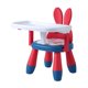 thumbnail image 4 of Silla Portátil Para Comer Para Bebés, Asiento Con Sonido, Mesa De Comedor Para Ni?os Peque?os, Silla Para El Hogar, Conejo Azul Rojo, 4 of 5